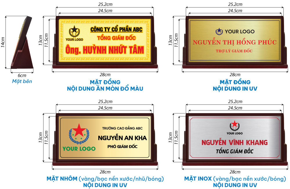 bảng chức chức danh cao cấp