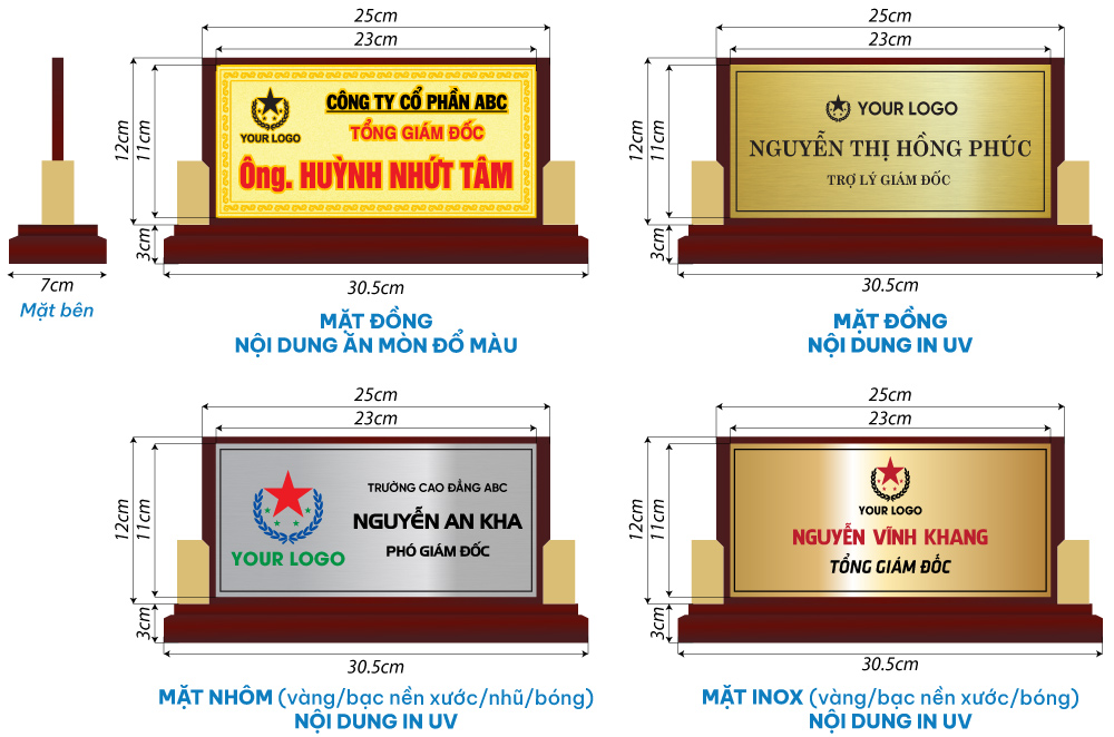 bảng chức danh chủ tịch