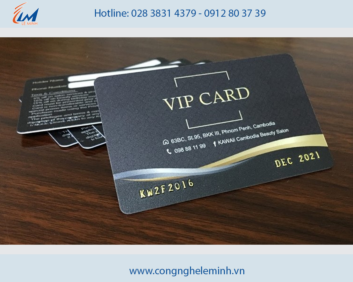 IN THẺ VIP CARD