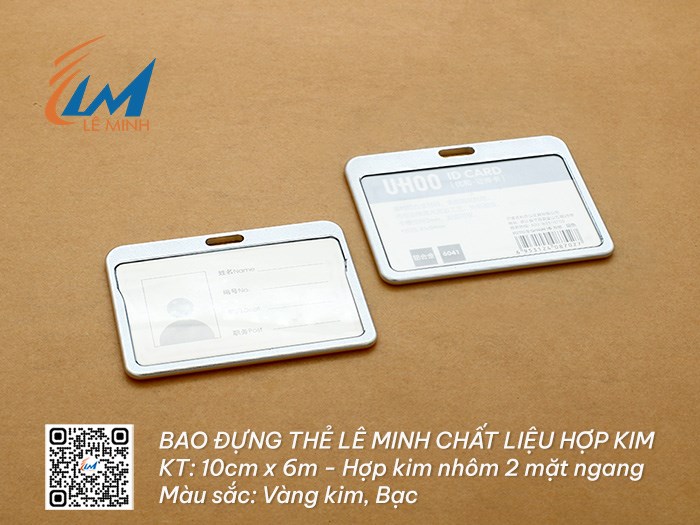 BAO ĐỰNG THẺ NHÂN VIÊN BẰNG NHỰA CỨNG