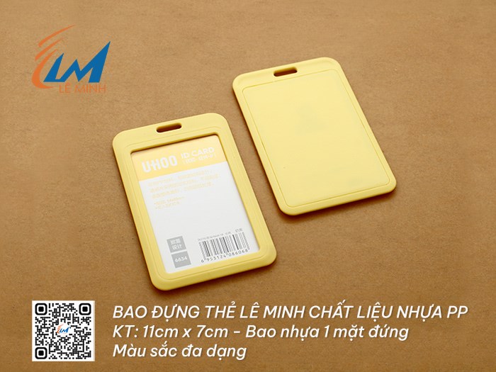 BAO ĐỰNG THẺ NHÂN VIÊN BẰNG NHỰA CỨNG