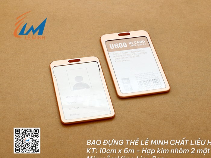 BAO ĐỰNG THẺ NHÂN VIÊN BẰNG NHỰA CỨNG
