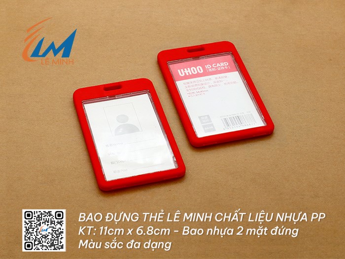 BAO ĐỰNG THẺ NHÂN VIÊN BẰNG NHỰA CỨNG