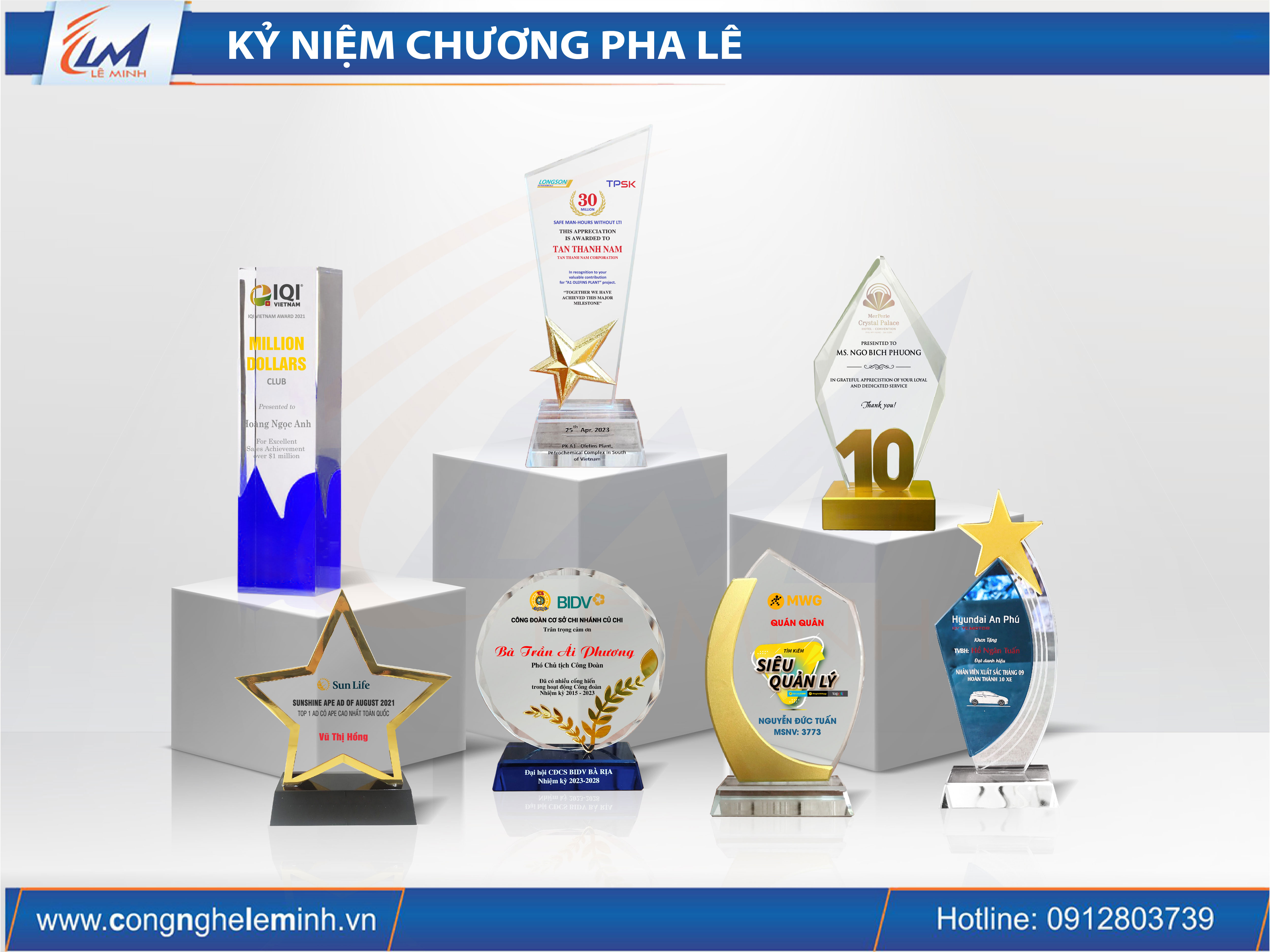 SẢN XUẤT KỶ NIỆM CHƯƠNG PHA LÊ