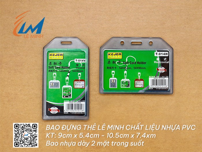 BAO ĐỰNG THẺ NHỰA TRONG SUỐT