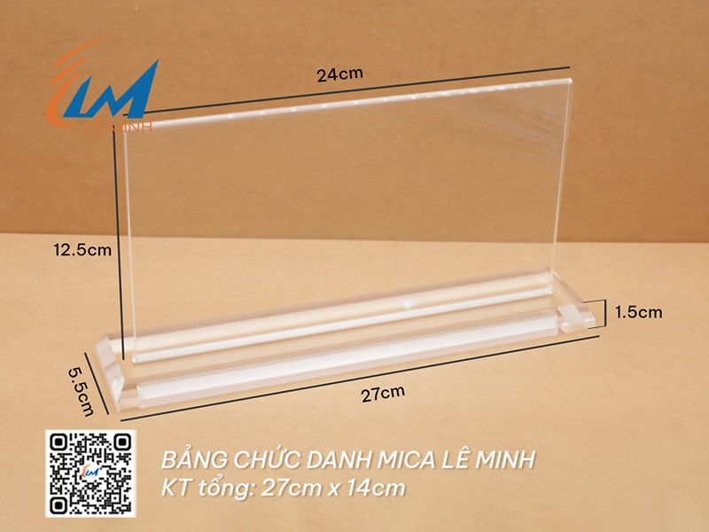 BẢNG CHỨC DANH MICA GIÁ RẺ