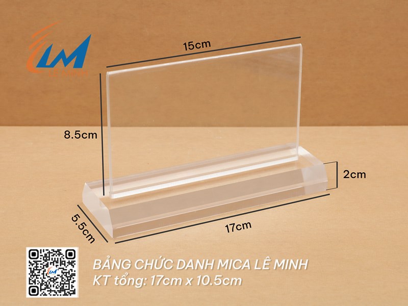 BẢNG CHỨC DANH MICA GIÁ RẺ