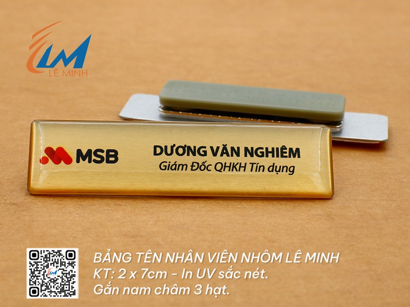 LÀM BẢNG TÊN ĐEO ÁO BẰNG NHÔM