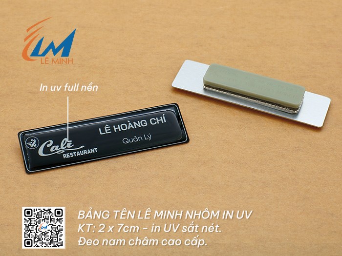 LÀM BẢNG TÊN ĐEO ÁO BẰNG NHÔM