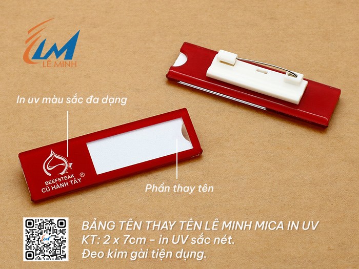BẢNG TÊN THAY TÊN BẰNG MICA