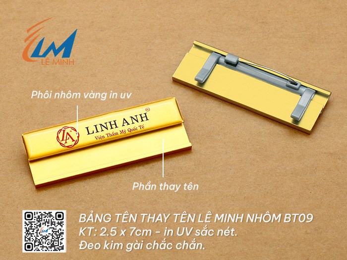BẢNG TÊN THAY TÊN BẰNG NHÔM BT09