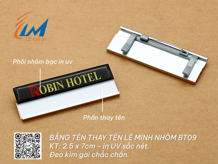 BẢNG TÊN THAY TÊN BẰNG NHÔM BT09