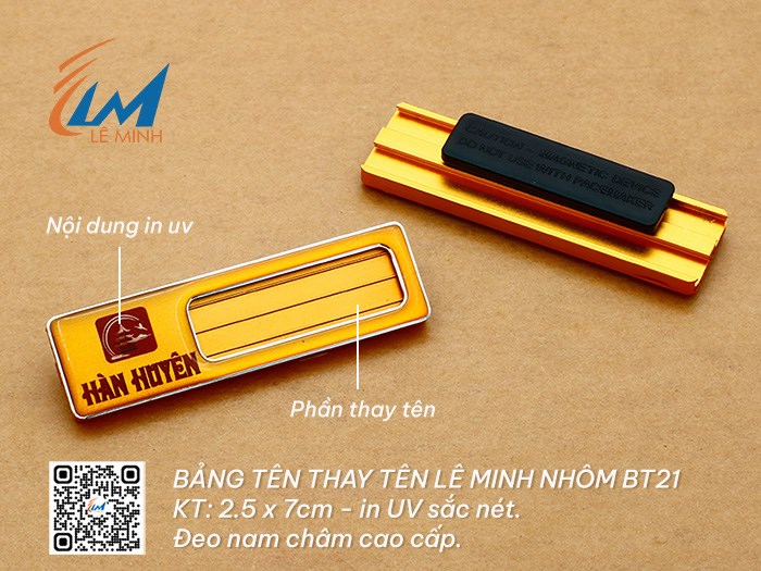 BẢNG TÊN THAY TÊN BẰNG NHÔM BT21