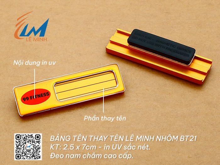 BẢNG TÊN THAY TÊN BẰNG NHÔM BT21