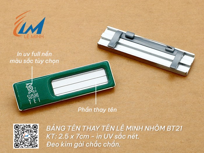 BẢNG TÊN THAY TÊN BẰNG NHÔM BT21