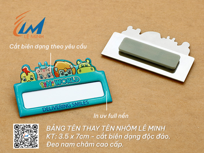 Bảng tên thay tên bằng nhôm tuỳ chỉnh theo yêu cầu