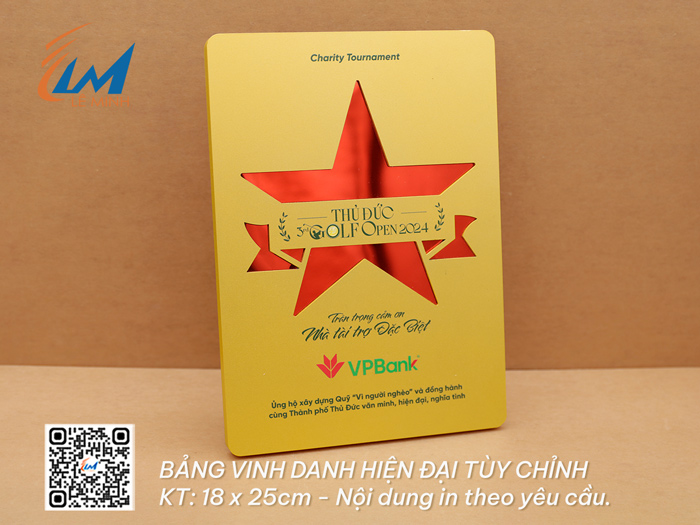 Sản xuất bảng vinh danh nút Youtube theo yêu cầu