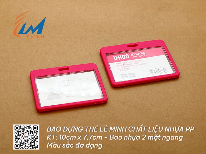BAO ĐỰNG THẺ NHÂN VIÊN BẰNG NHỰA CỨNG