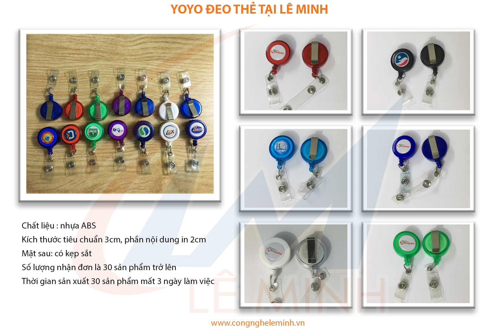 DÂY ĐEO THẺ YOYO CO RÚT