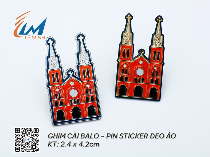 GHIM CÀI BALO - HUY HIỆU STICKER CÀI ÁO