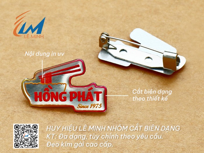 HUY HIỆU NHÔM TÙY CHỈNH THEO YÊU CẦU