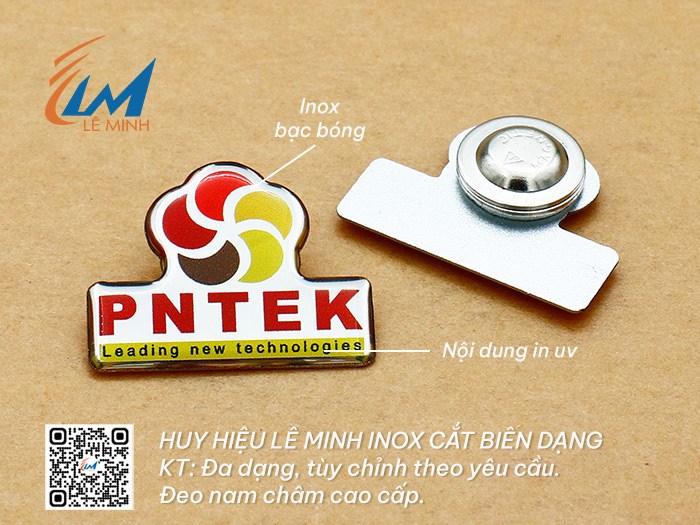 HUY HIỆU INOX TÙY CHỈNH THEO YÊU CẦU