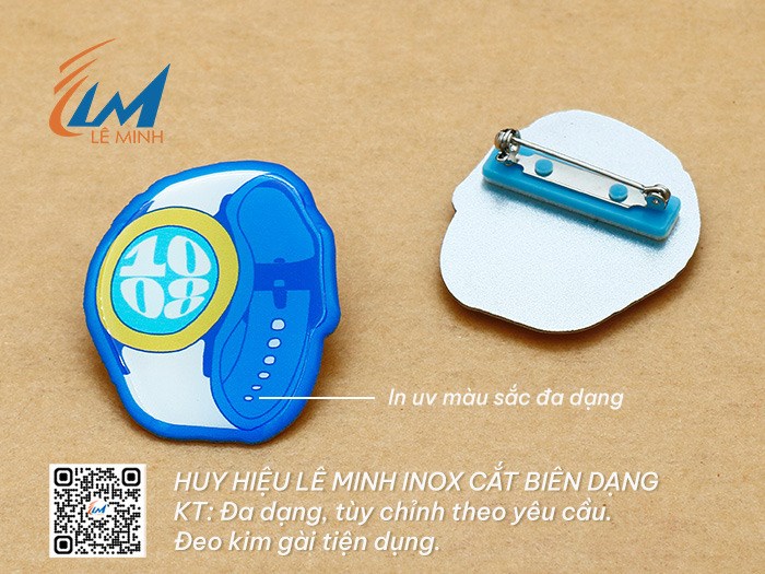 HUY HIỆU INOX TÙY CHỈNH THEO YÊU CẦU