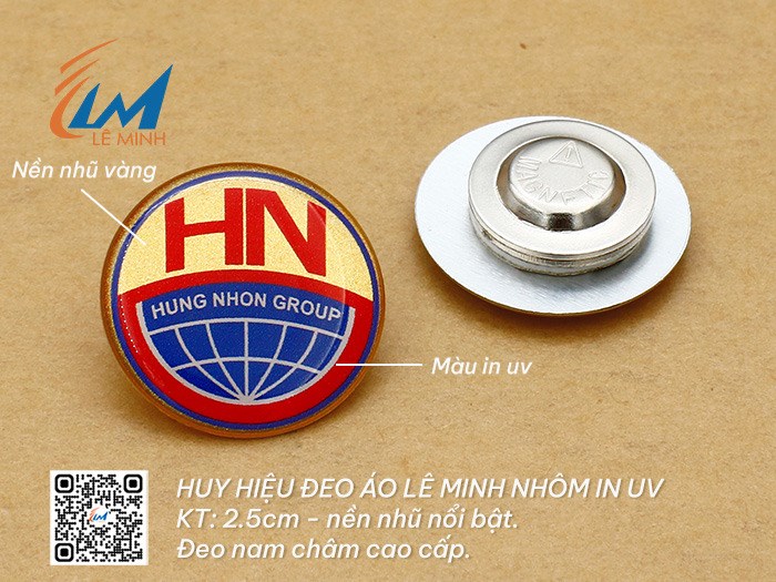 HUY HIỆU TRÒN BẰNG NHÔM