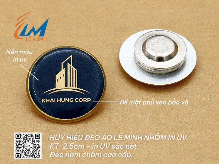 HUY HIỆU TRÒN BẰNG NHÔM