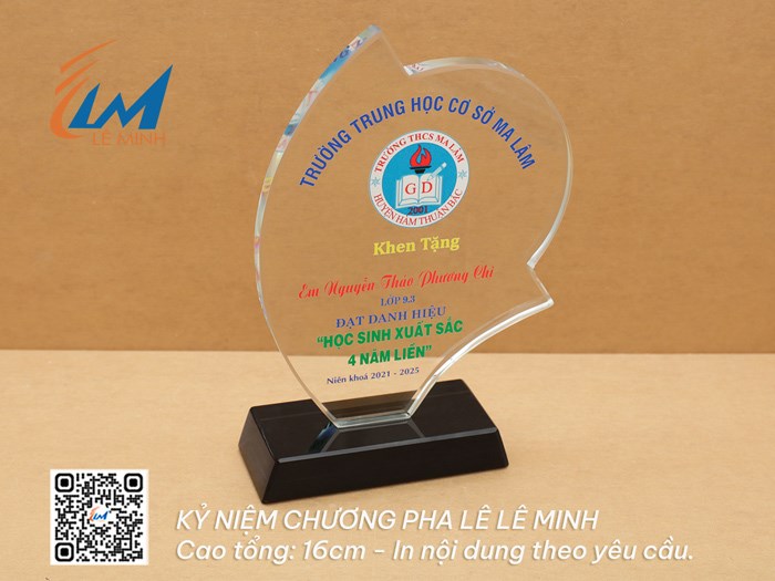 Mẫu kỷ niệm chương hoa sen giá từ 180k - 345k