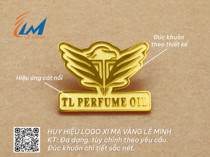 HUY HIỆU LOGO ĐÚC VÀ XI MẠ VÀNG