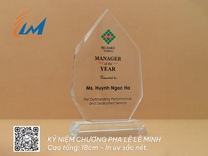 Mẫu kỷ niệm chương cơ bản giá từ 165k - 345k