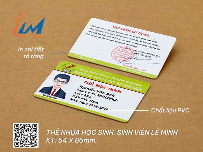 IN THẺ SINH VIÊN, HỌC SINH