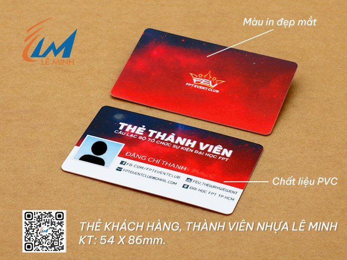 IN THẺ KHÁCH HÀNG, THẺ THÀNH VIÊN