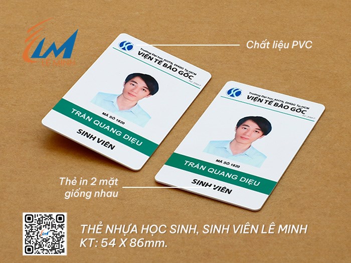 IN THẺ SINH VIÊN, HỌC SINH